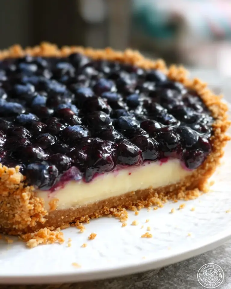 Blueberry Cream Pie