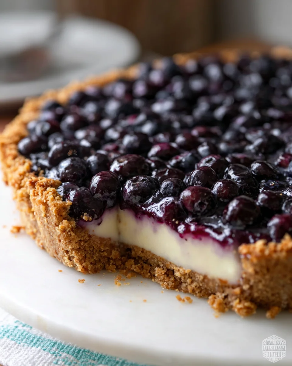 Blueberry Cream Pie Blueberry