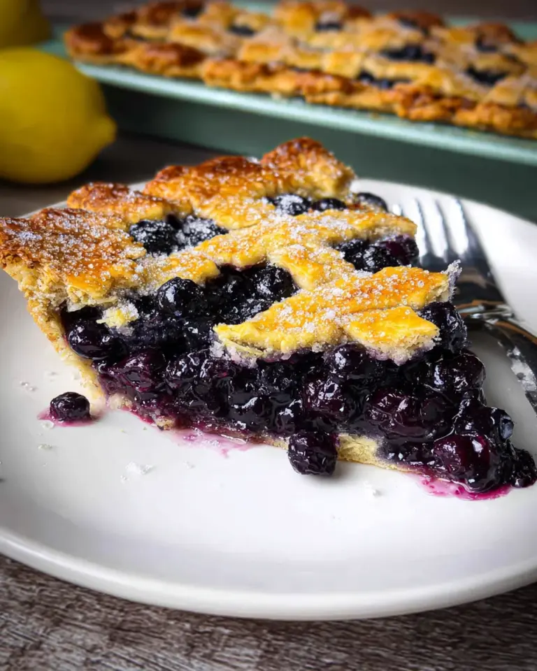 Blueberry Slab Pie