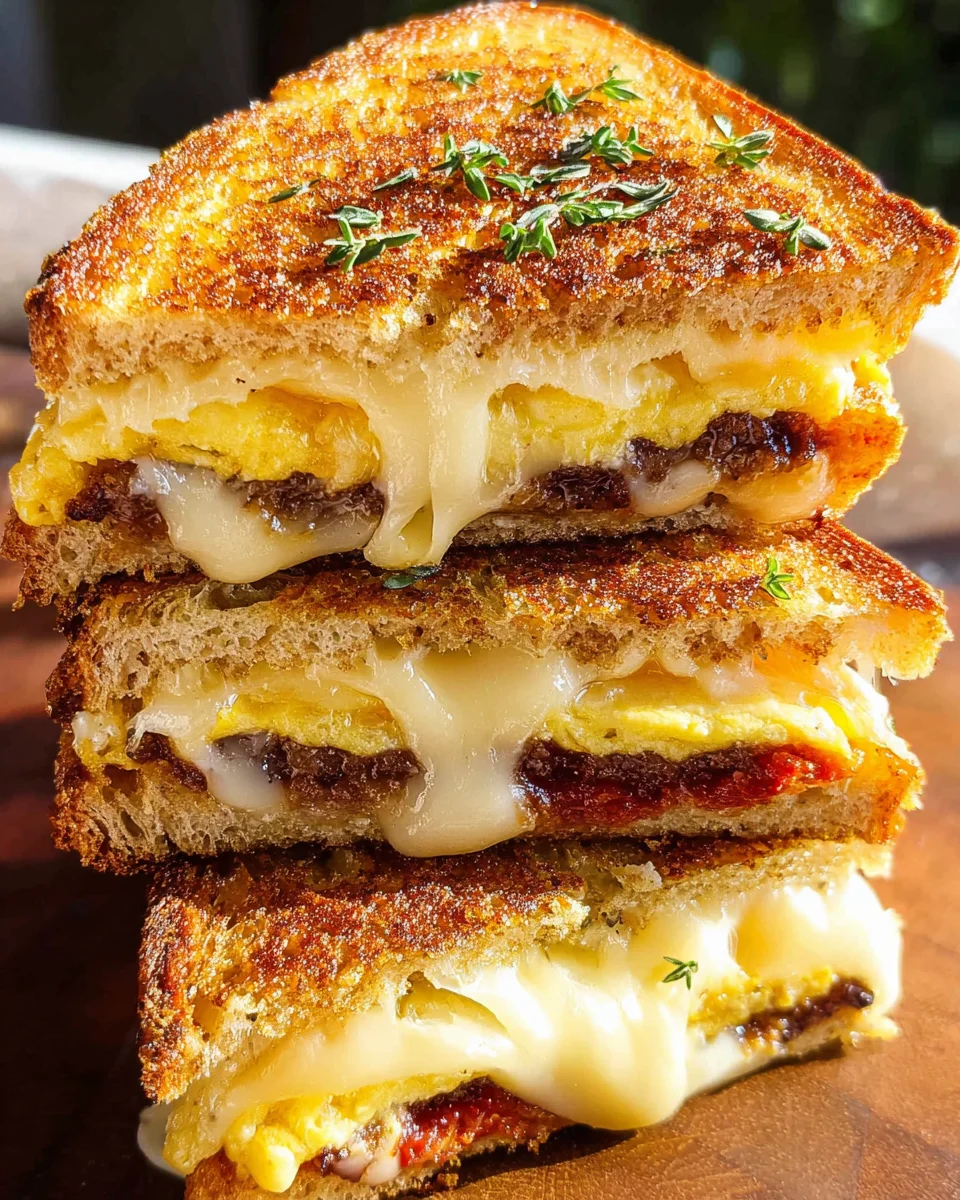 Breakfast Grilled Cheese Breakfast