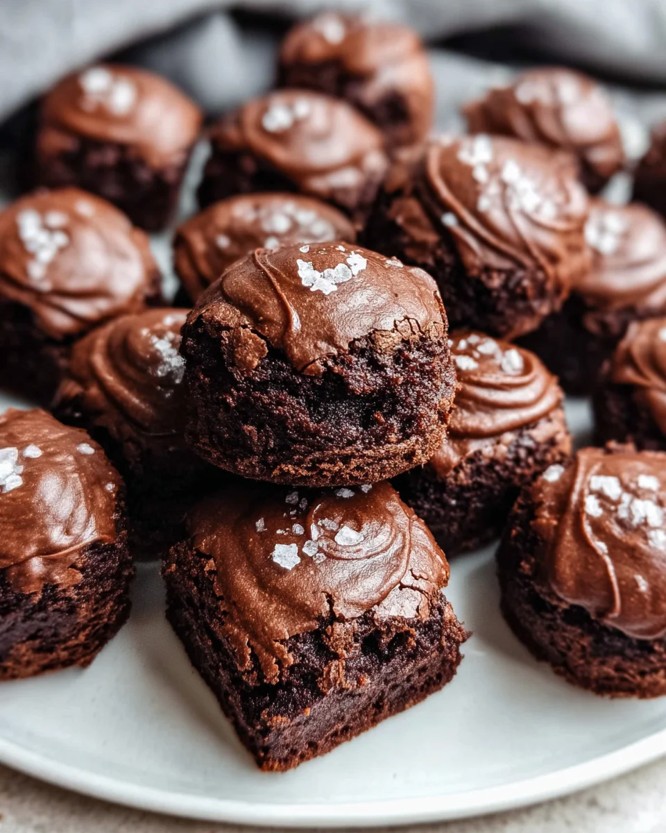 Brownie Petit Fours Brownie