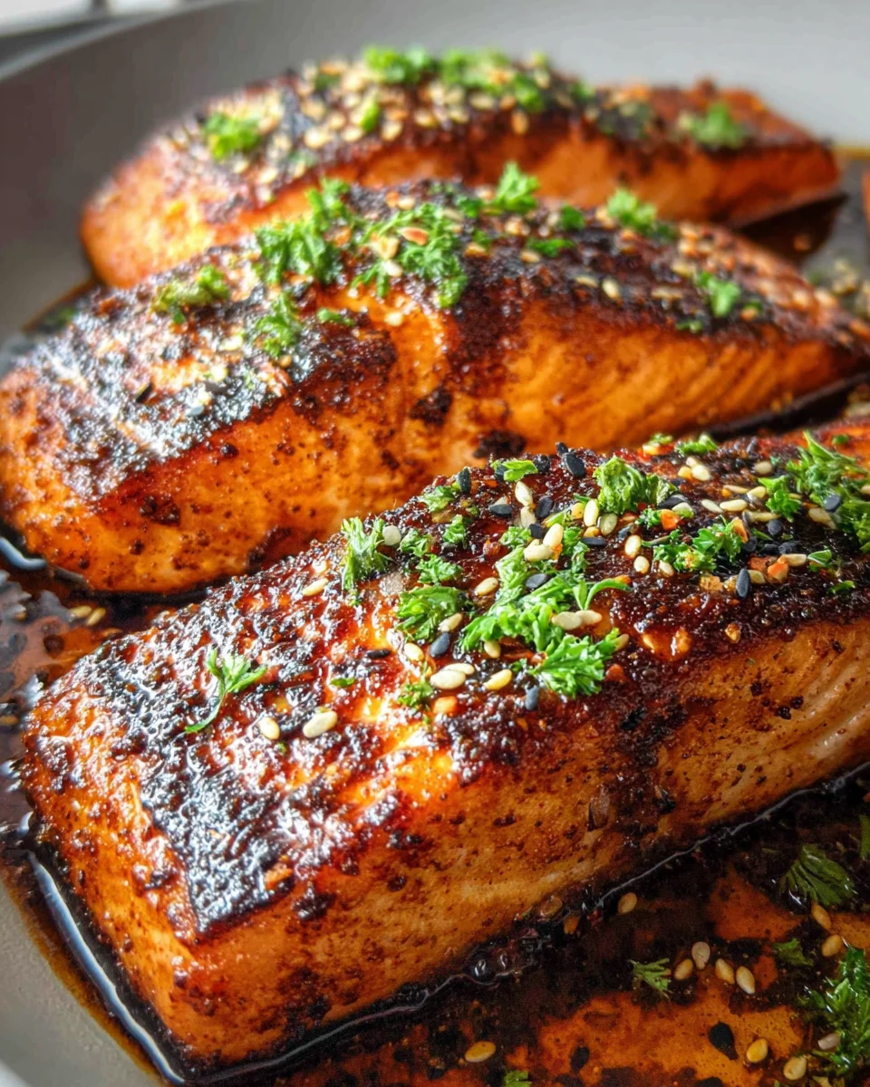 Cajun Honey Butter Grilled Salmon Cajun Honey Butter Grilled Salmon