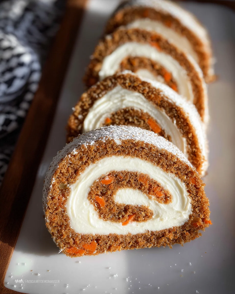 Carrot Cake Roll Carrot