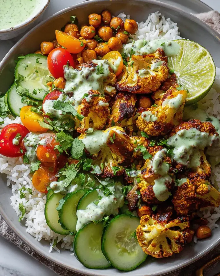 Cauliflower Shawarma Bowls