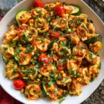 Cheese Tortellini with Summer Veggies Cheese Tortellini with Summer Veggies