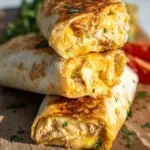 Cheesy Garlic Chicken Wraps Cheesy Garlic Chicken Wraps