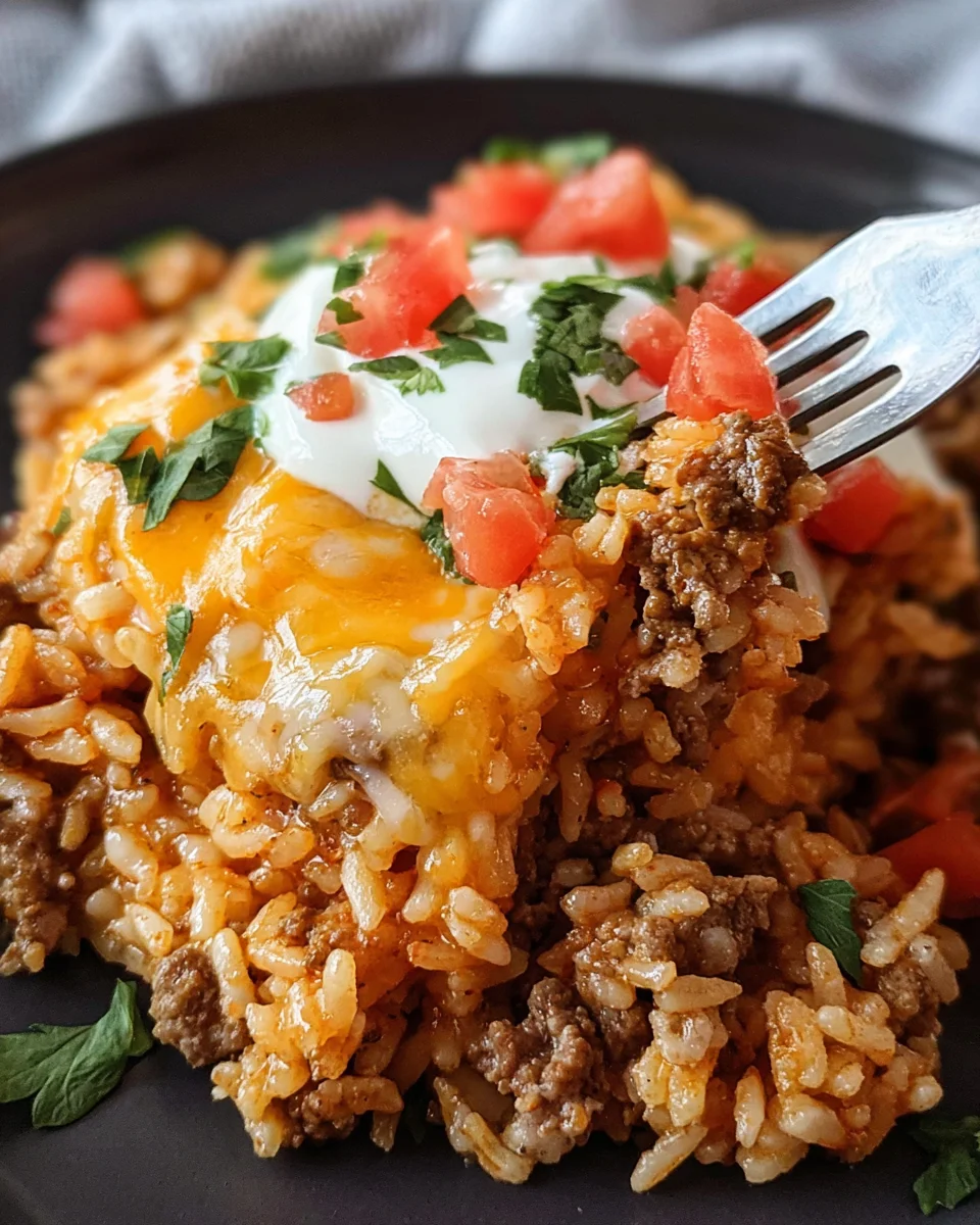 Cheesy Taco Rice Recipe Cheesy