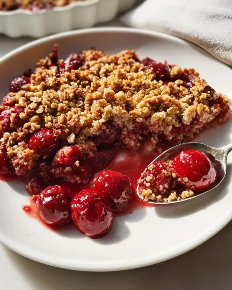 Cherry Crisp Recipe