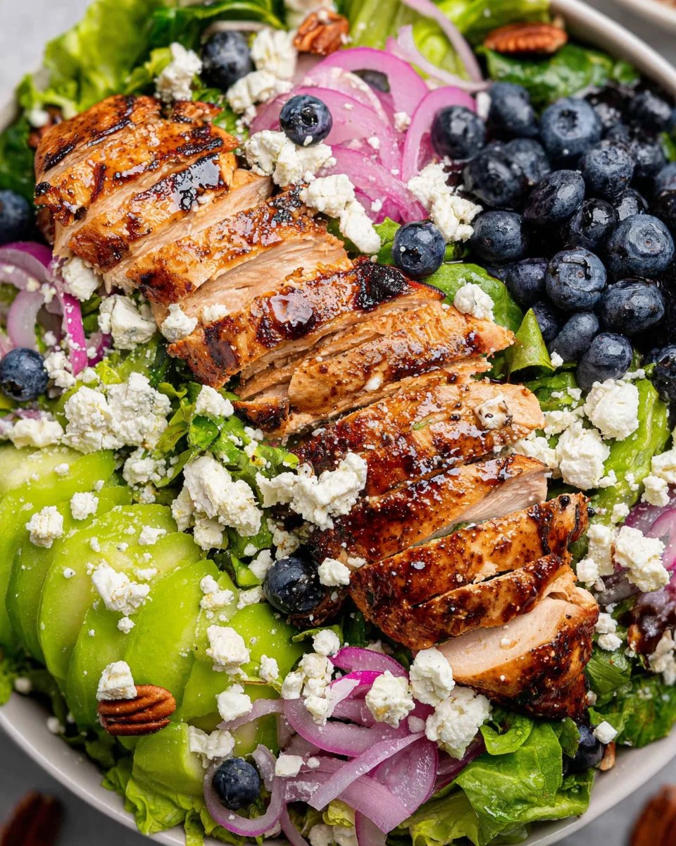 Chicken Blueberry Feta Salad Chicken Blueberry Feta Salad