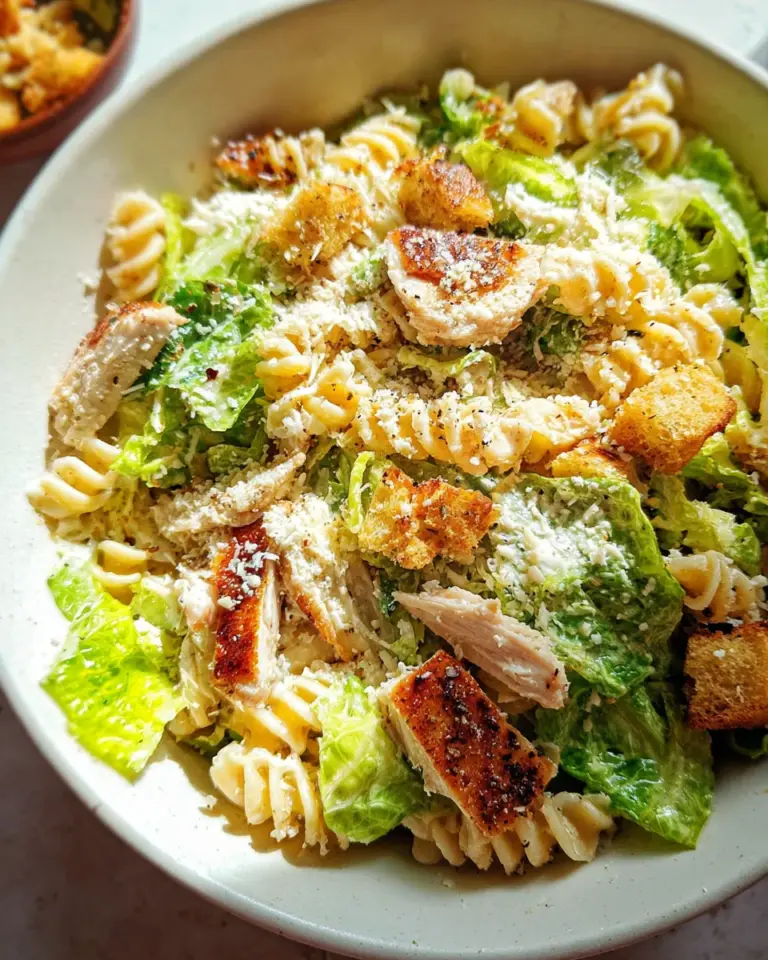 Chicken Caesar Pasta Salad
