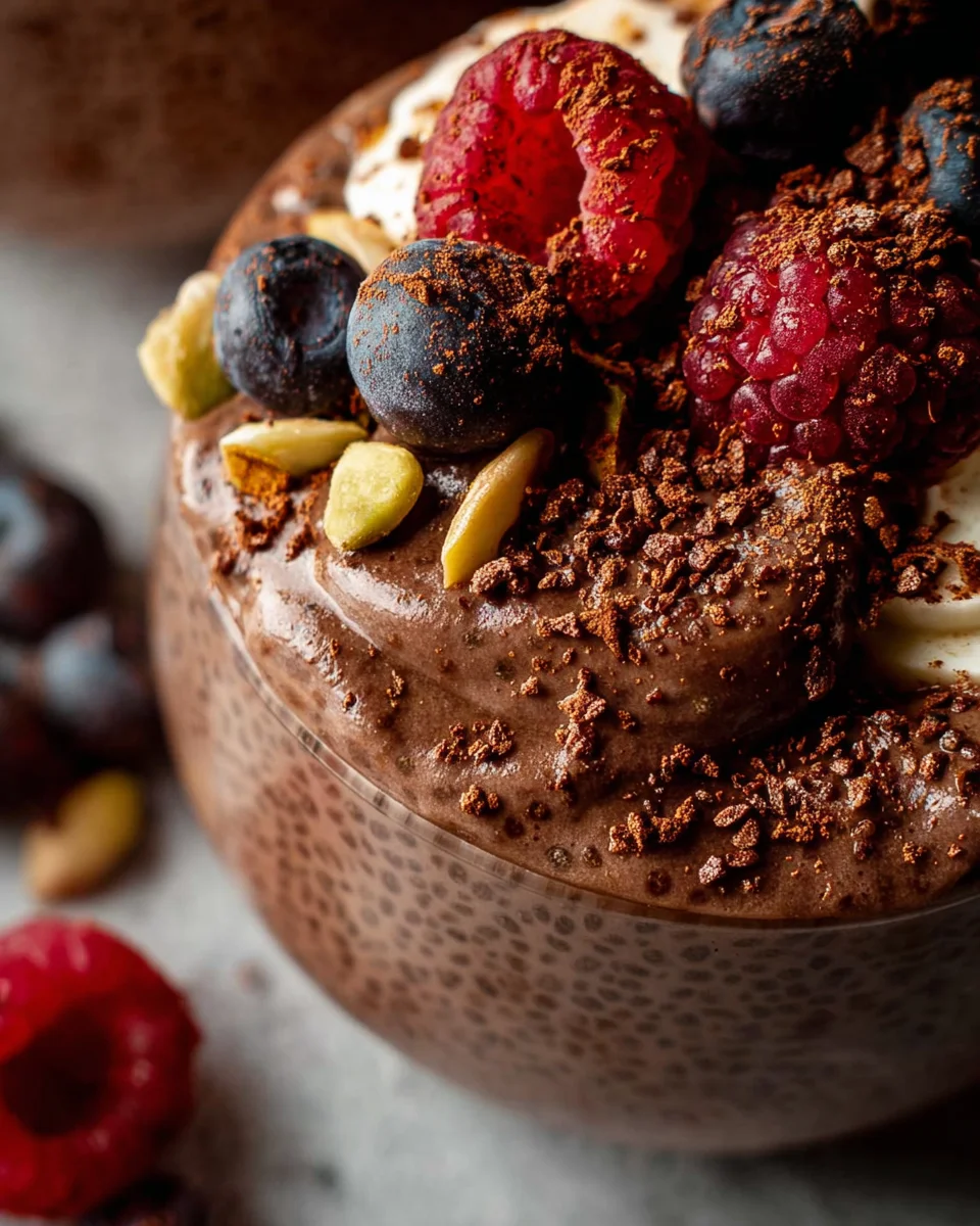 Chocolate Chia Pudding Chocolate