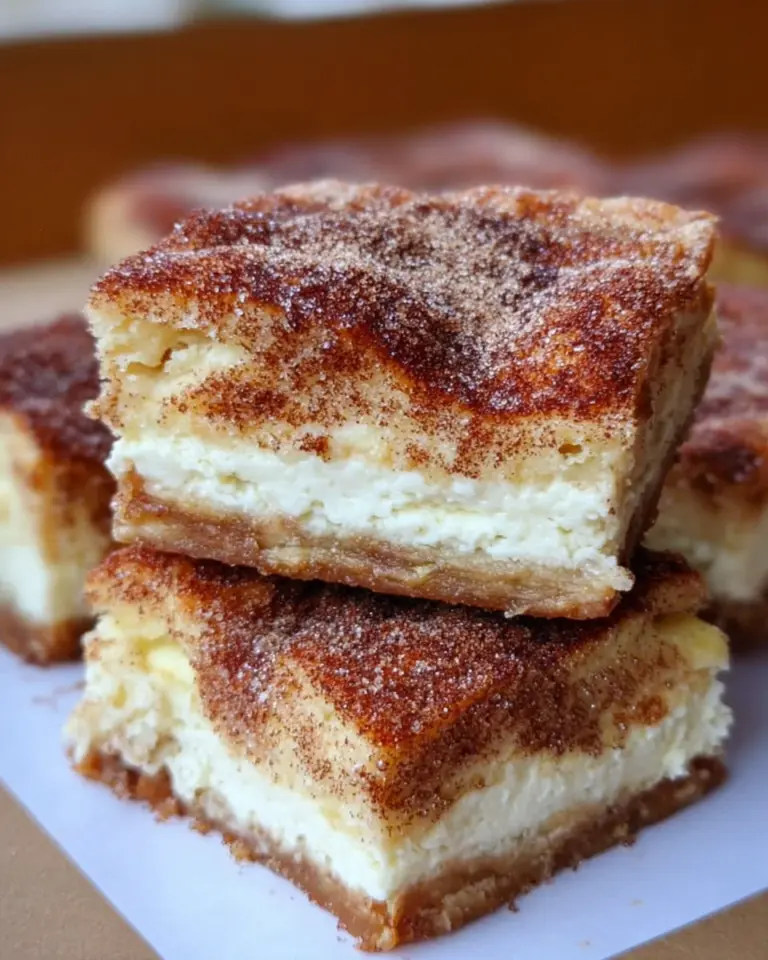 Churro Cheesecake Bars