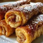 Cinnamon Roll French Toast Roll-Ups Cinnamon Roll French Toast Roll-Ups