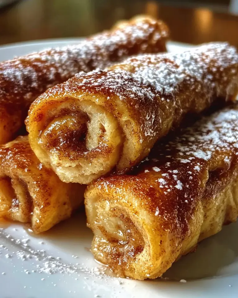 Cinnamon Roll French Toast Roll-Ups