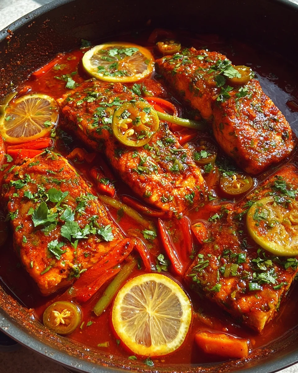 Classic Spicy Moroccan Fish in Rich Sauce Classic
