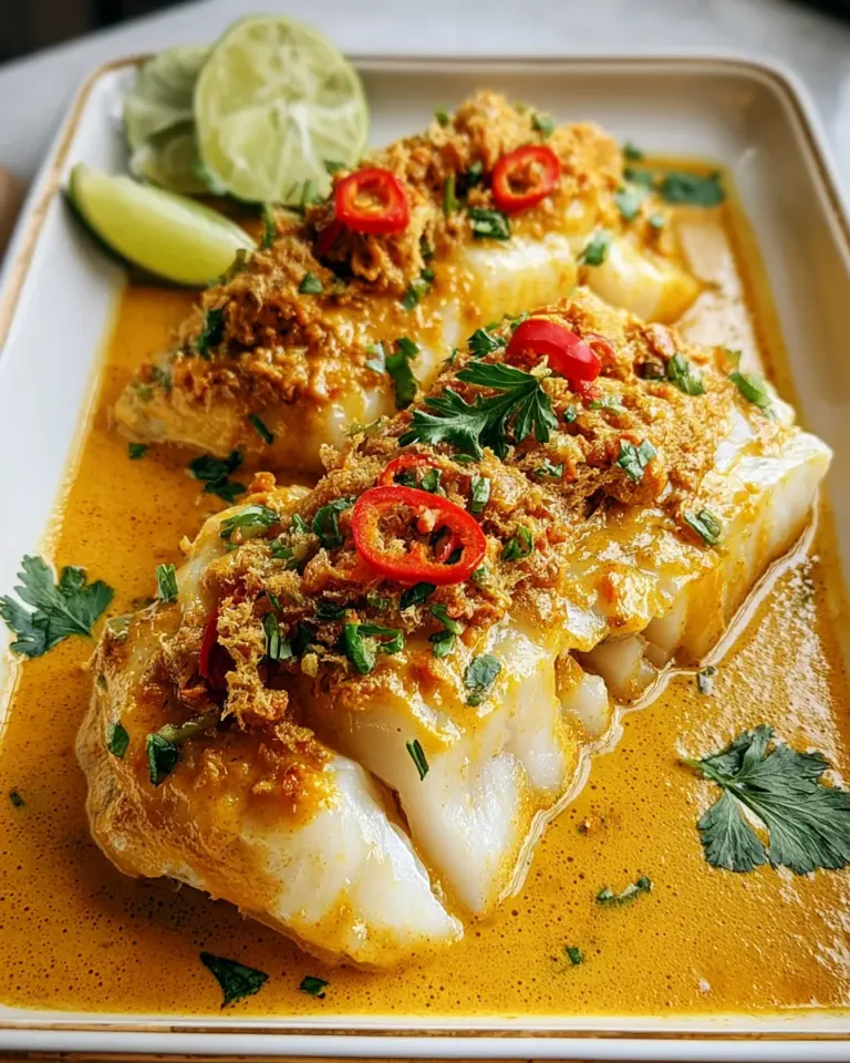 Coconut Curry Baked Cod