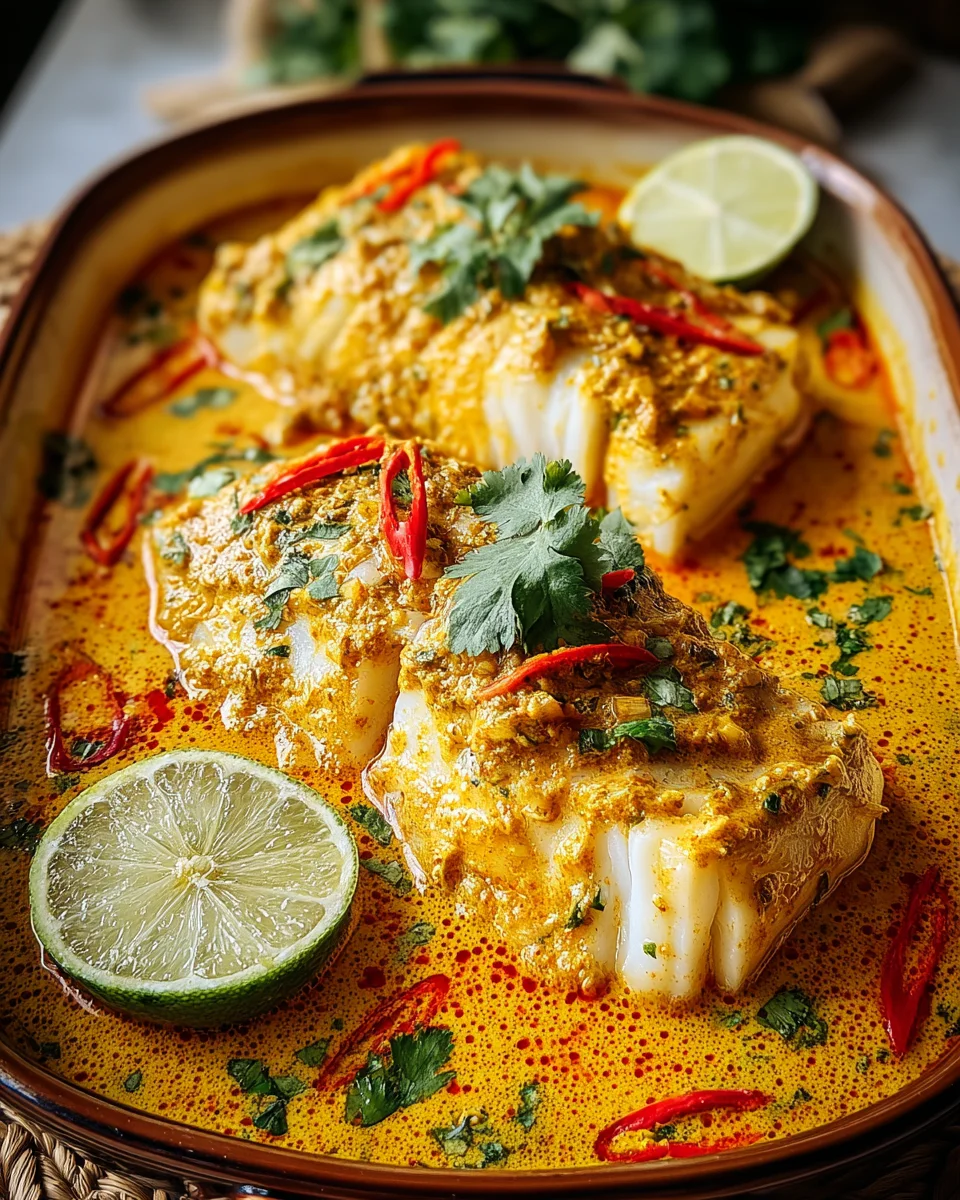 Coconut Curry Baked Cod Coconut