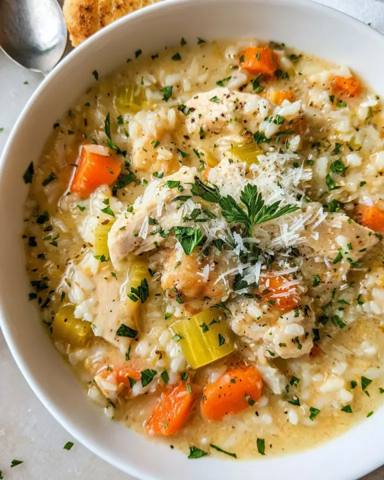 Creamy Chicken and Rice Soup