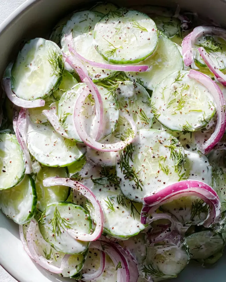 Creamy Cucumber Salad