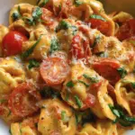 Creamy Tortellini with Tomatoes Creamy Tortellini with Tomatoes