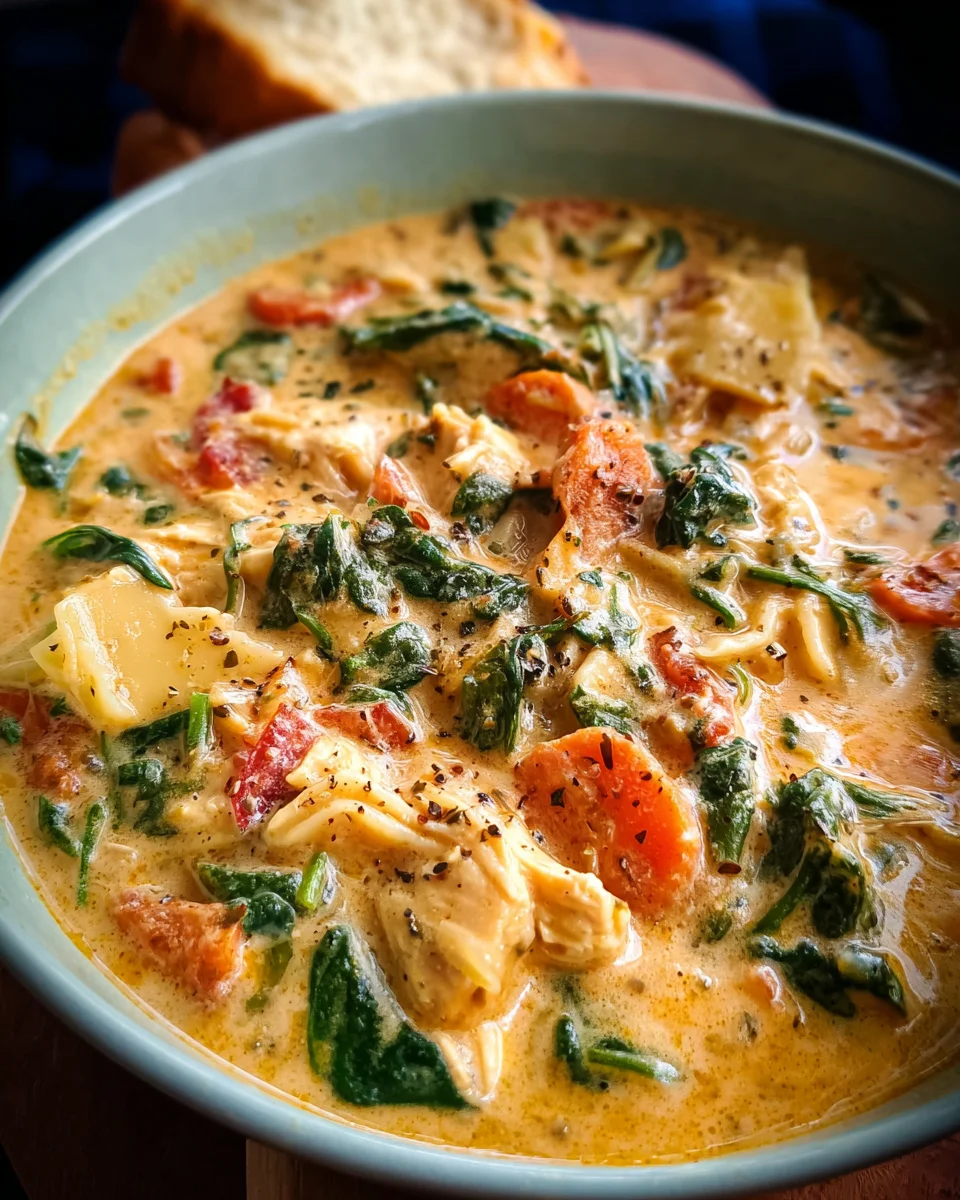 Creamy Tuscan Chicken Soup Creamy