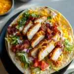 Crispy Chicken Bacon Ranch Wrap Crispy Chicken Bacon Ranch Wrap