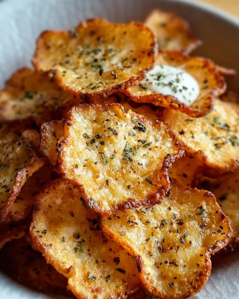Crispy Cottage Cheese Chips