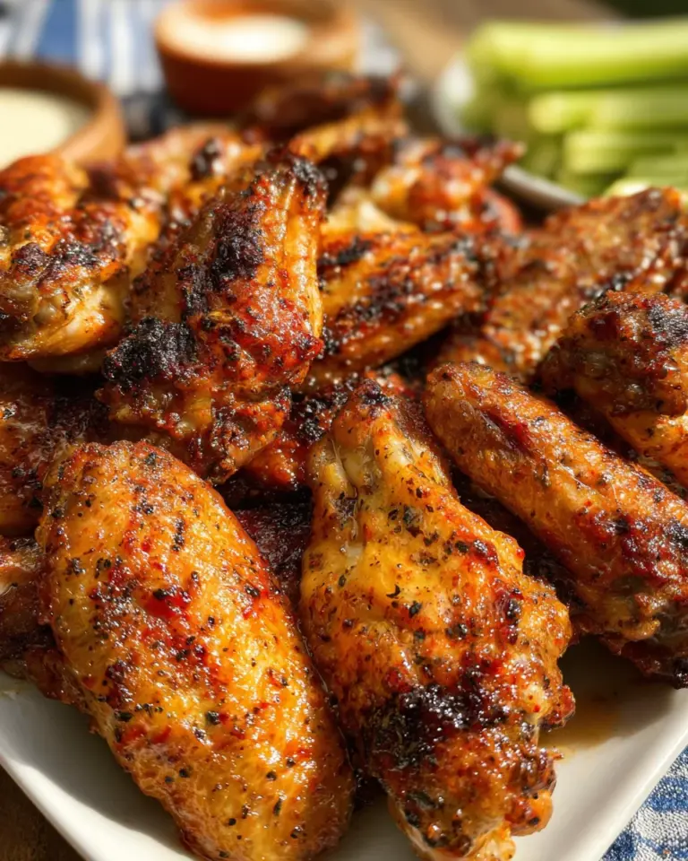 Crispy Grilled Chicken Wings