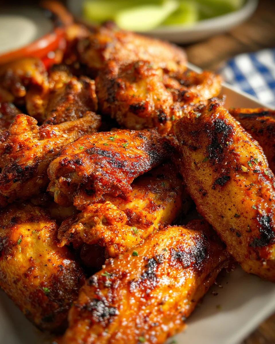 Crispy Grilled Chicken Wings Crispy
