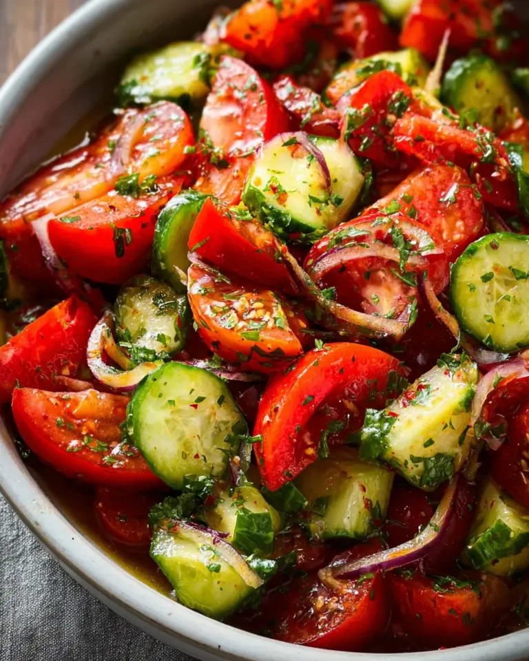 Cucumber Tomato Salad