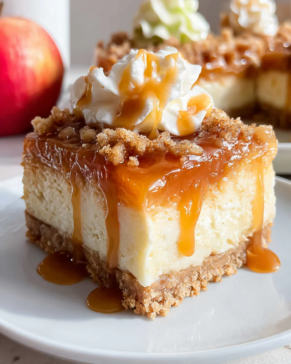 Easy Caramel Apple Cheesecake Bars Easy