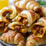 Easy Cheesy Chicken-Filled Crescents Easy Cheesy Chicken-Filled Crescents