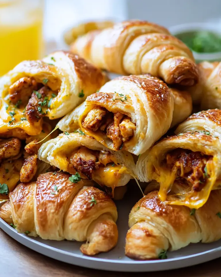Easy Cheesy Chicken-Filled Crescents