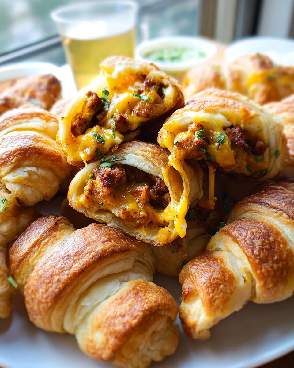 Easy Cheesy Chicken-Filled Crescents Easy