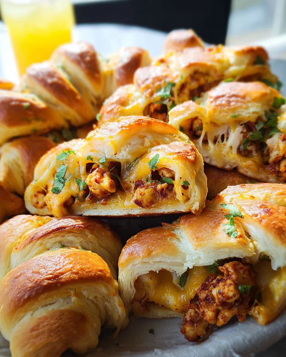 Easy Cheesy Chicken-Filled Crescents Easy