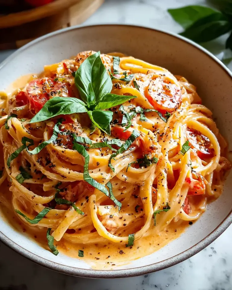 Easy One Pot Creamy Tomato Pasta