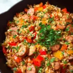 Easy One Pot Sausage And Rice Easy One Pot Sausage And Rice