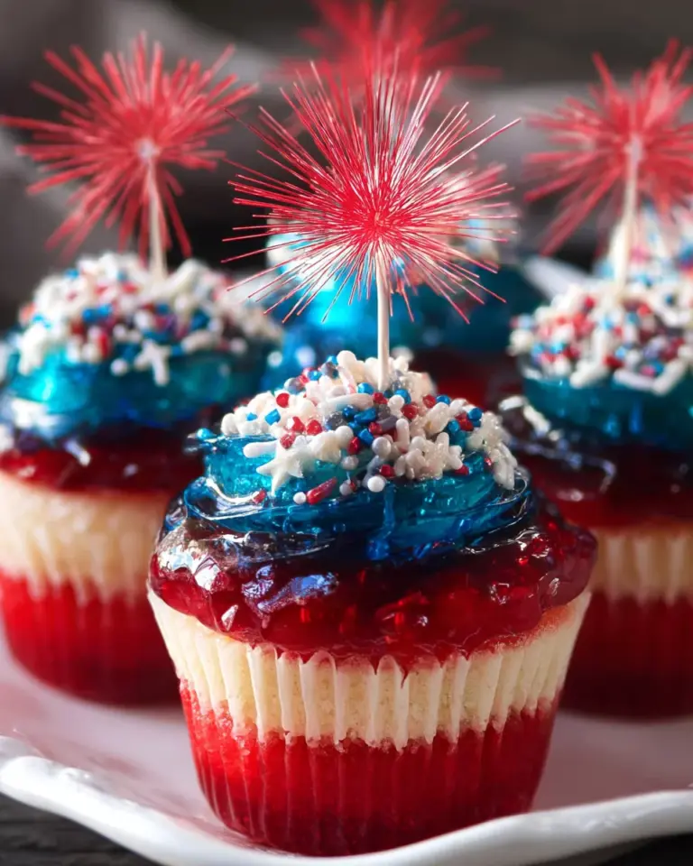 Fireworks Cupcakes