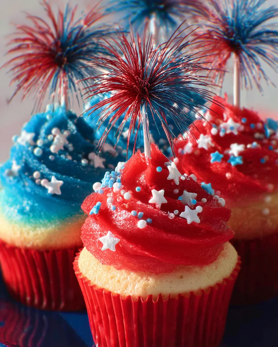 Fireworks Cupcakes Fireworks