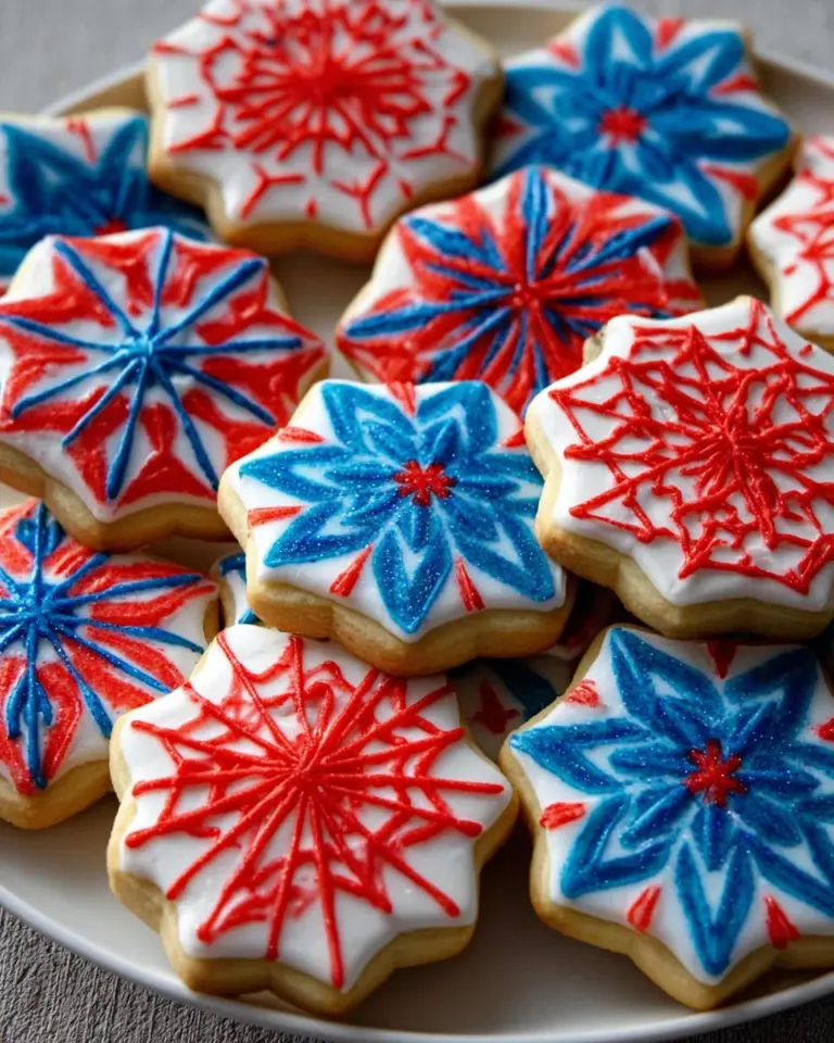 Fireworks Sugar Cookie Cake