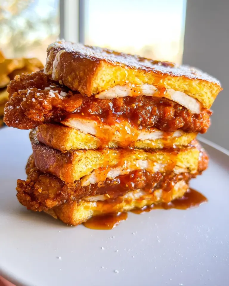 French Toast Fried Chicken Sandwich