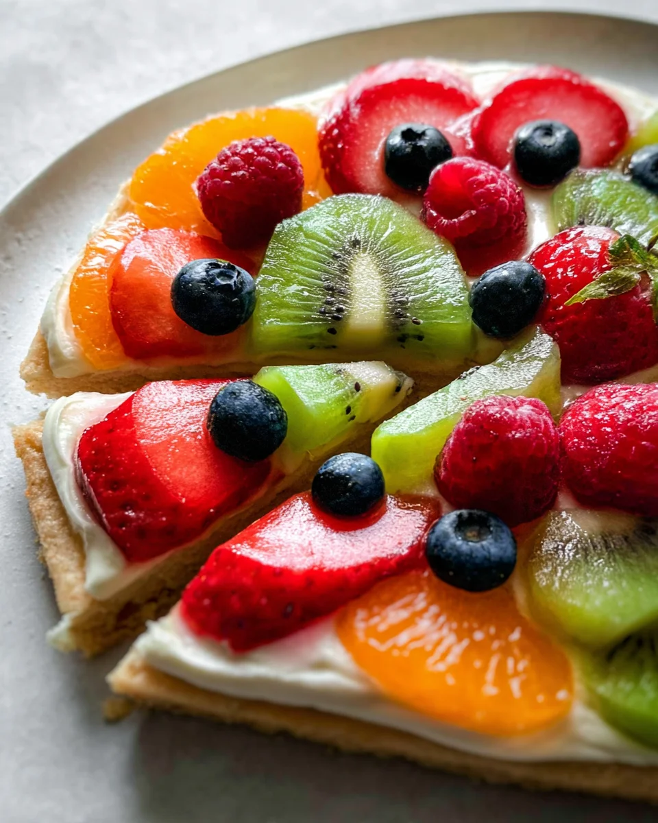 Fruit Pizza Summer Dessert Fruit
