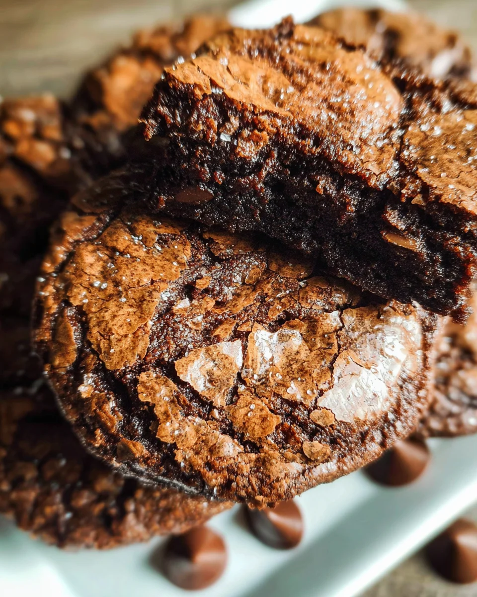 Fudgy Chewy Browkies (Brookies) Fudgy