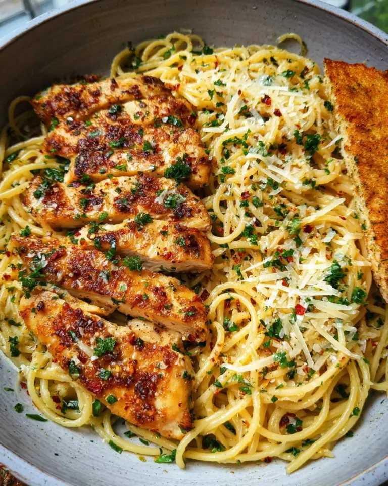 Garlic Butter Chicken Pasta