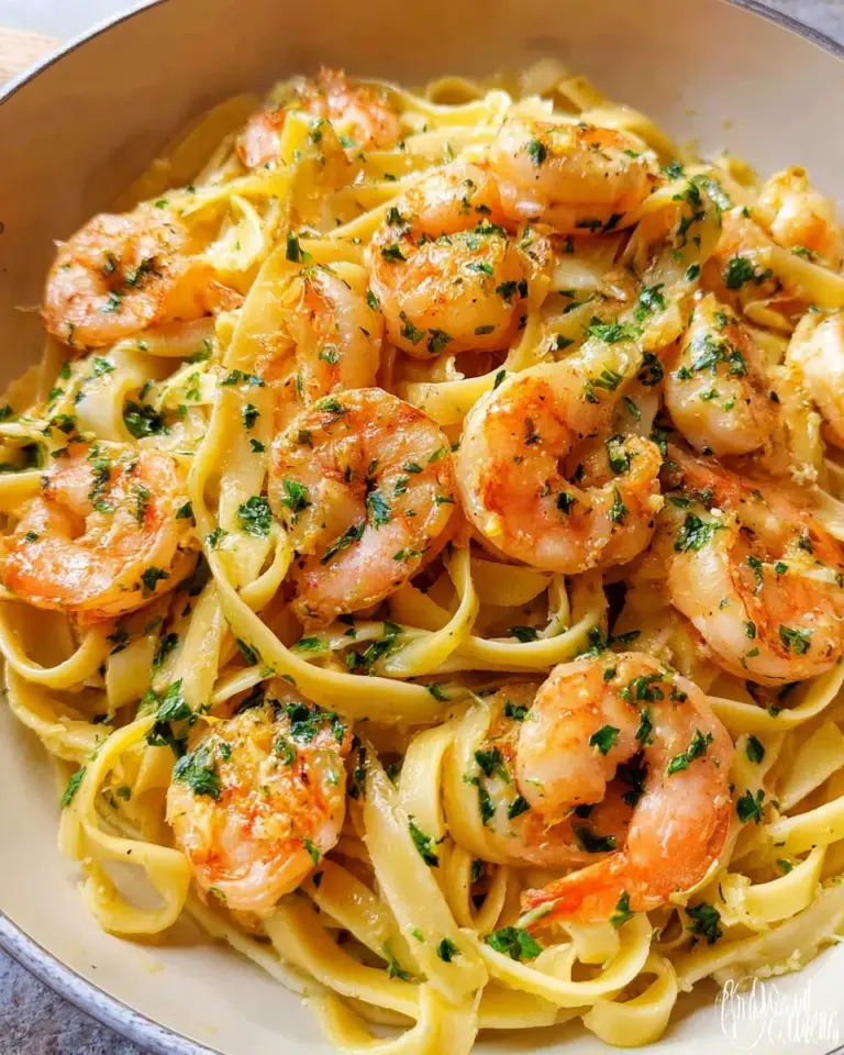 Garlic Butter Shrimp Pasta