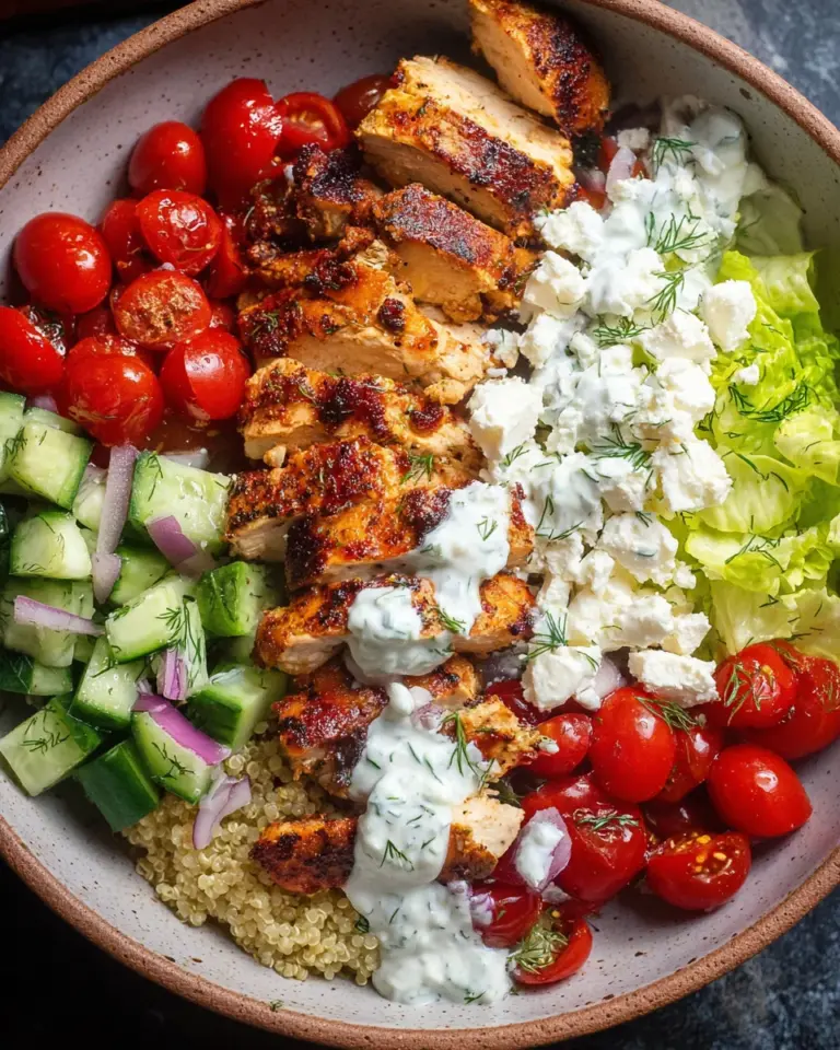 Greek Chicken Bowls