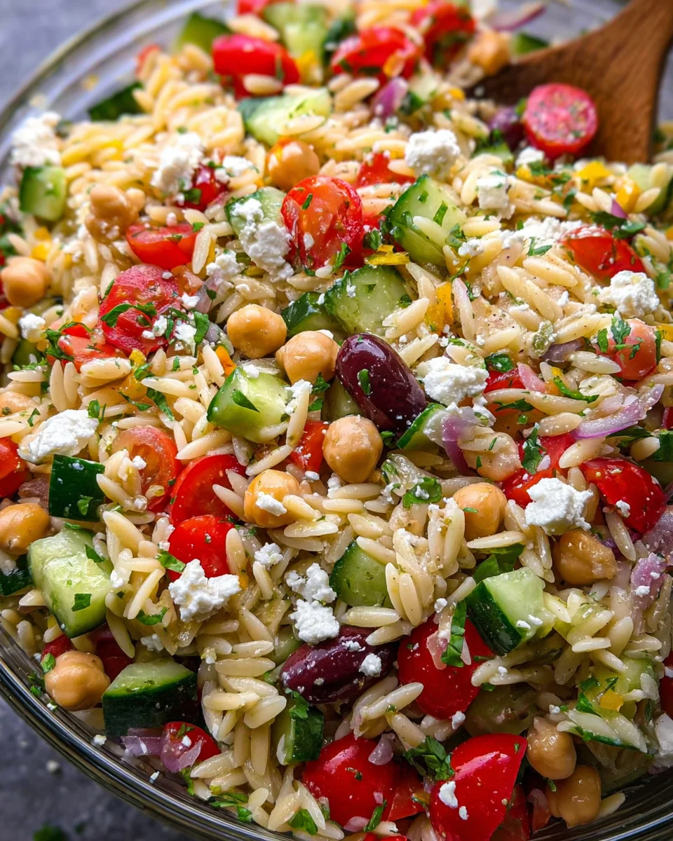 Greek Orzo Salad Greek