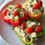 Greek Yogurt Chicken Salad Stuffed Peppers Greek Yogurt Chicken Salad Stuffed Peppers