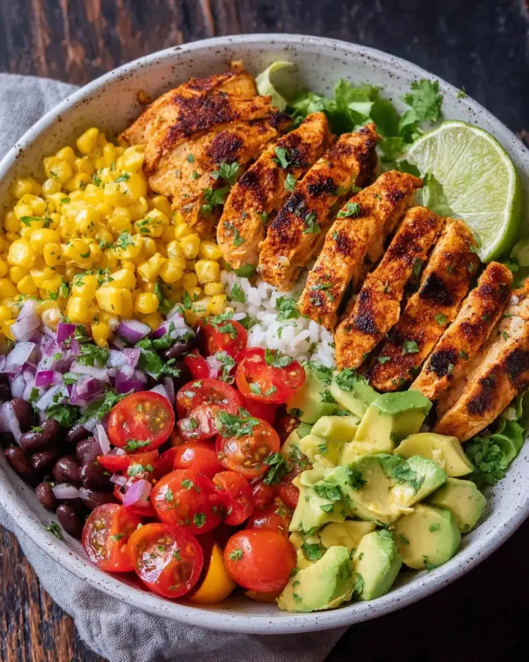 Grilled Chicken Burrito Bowls