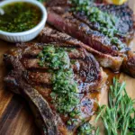 Grilled Flank Steak with Lemon-Herb Sauce Grilled Flank Steak with Lemon-Herb Sauce